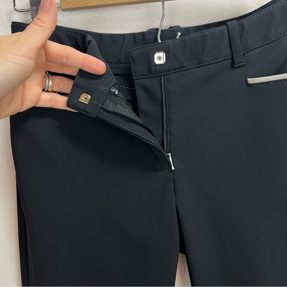 Equiline Women’s Black Equestrian Breeches with Grip Panels IT44/US28 - Picture 6 of 11